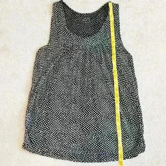 Loft Women’s Sleeveless Blouse Size Small Black & White - Picture 5 of 8